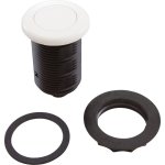 (image for) Air Button, TDI 3428, Low Prof, 1-1/4"hs, 1-5/8"fd, White