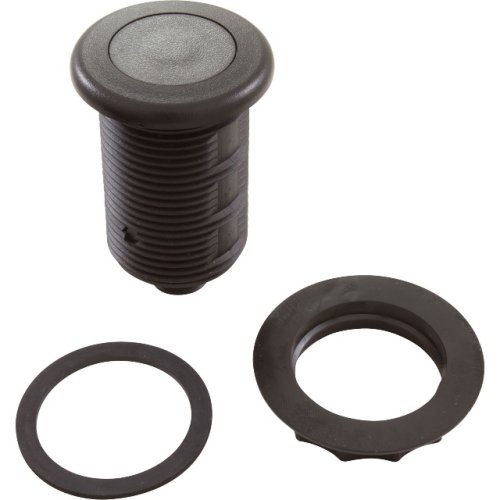 (image for) Air Button, TDI 3428, Low Prof, 1-1/4"hs, 1-5/8"fd, Black