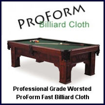 ProForm Worsted Billiard Cloth