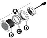 J-300 LED Footwell Light Assembly 2013+