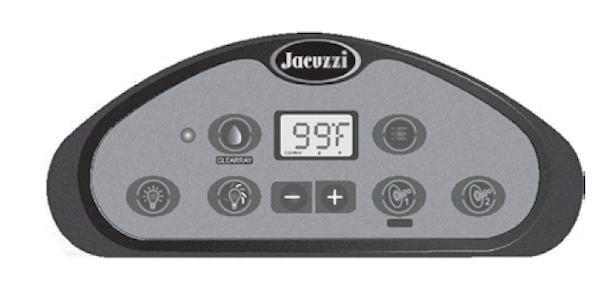 Jacuzzi J-300 2 Pump Topside Panel 2018+