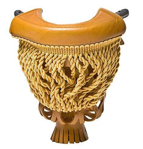 (image for) Honey Fringe Leather Pockets Set of 6