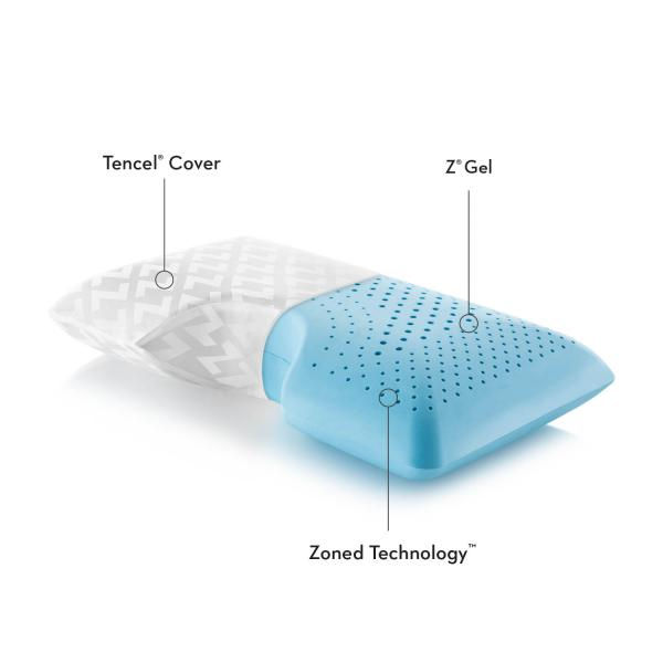 Malouf Zoned Gel Dough Shoulder Pillow Malouf Zoned Gel Dough Shoulder Pillow